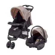 Oatmeal Three-Wheel Travel System – Minimalist Travel Solution 1