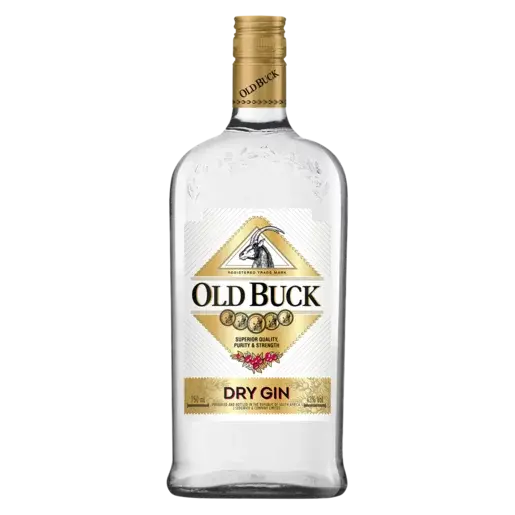 Old Buck Dry Gin – 750Ml Premium Spirit Bottle 1