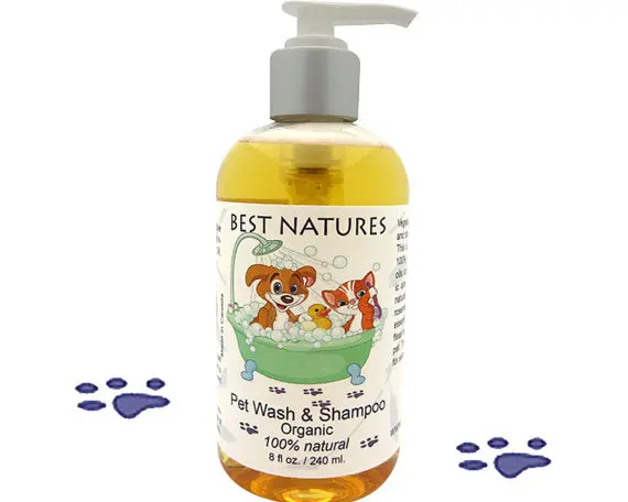Organic Pet Shampoo & Wash – Gentle Cleanser For Dogs And Cats 1