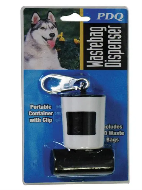 Pdq Portable Dog Waste Bag Dispenser – Hands-Free Carabiner Design 1