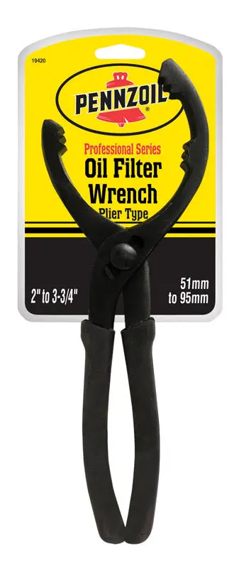 Pennzoil Professional Plier-Style Oil Filter Wrench – 2" To 3-3/4" Range 1