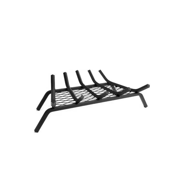 Pleasant Hearth Bg5-245Em-3 Fireplace Grate – 23-Inch Black Steel, Balanced Size For Medium Hearths 1