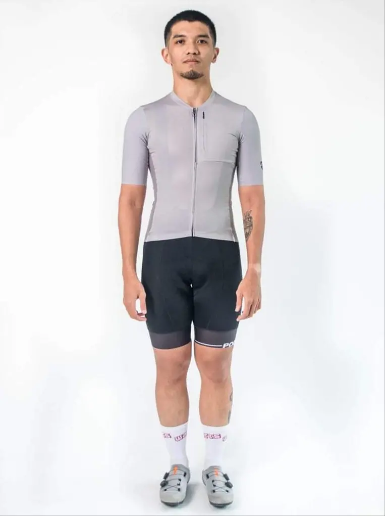 Podium Designs Quicksilver Grey Cycling Jersey 1