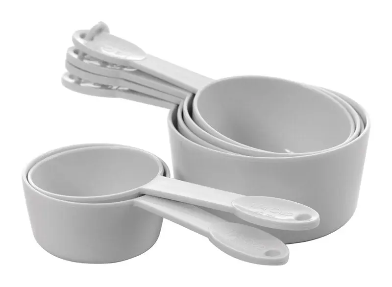 Progressive Prepworks Multi-Piece Measuring Set – White Bpa-Free Plastic 1
