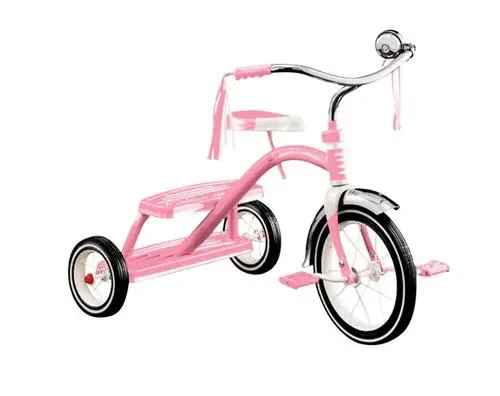 Radio Flyer Classic Dual-Deck Tricycle For Girls – Durable Steel Frame 1