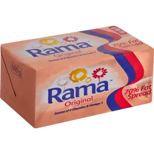 Rama Original 70% Fat Spread – 500G Brick 1