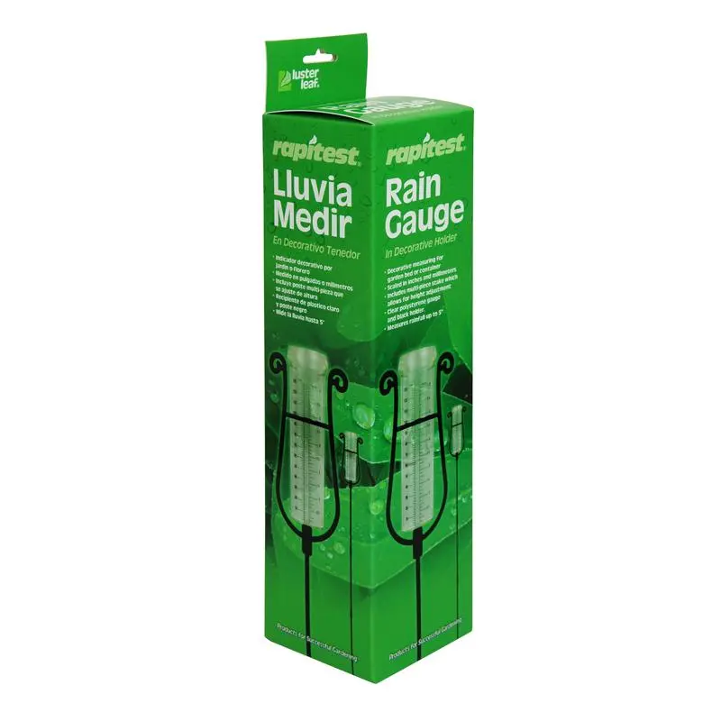 Rapitest Adjustable Rain Gauge With Ground Stake And Level Indicator 1