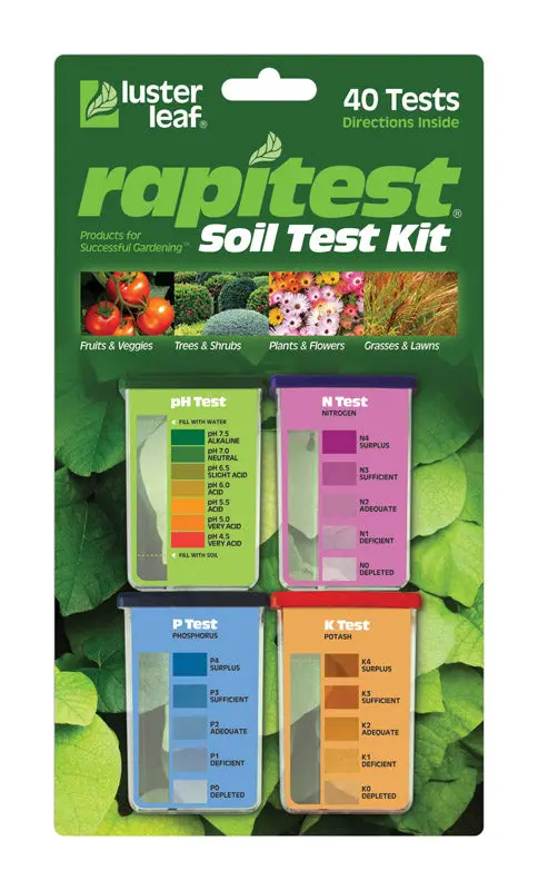Rapitest Comprehensive Soil Test Kit – 40-Test Pack 1