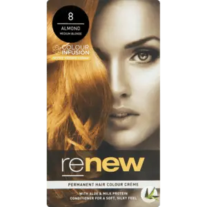 Renew Almond Medium Blonde 8 Permanent Hair Dye Cream – 50Ml 1