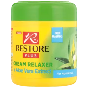 Restore Plus Aloe Vera Hair Relaxer Cream – 450Ml 1