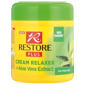 Restore Plus Cream Relaxer With Aloe Vera For Fine Hair – 450Ml 1