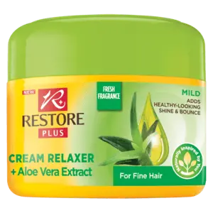 Restore Plus Mild Aloe Vera Cream Relaxer For Fine Hair – 250Ml 1
