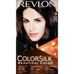 Revlon Colorsilk Brown Black 20 Hair Color – Deep, Cool-Toned Permanent Shade 1