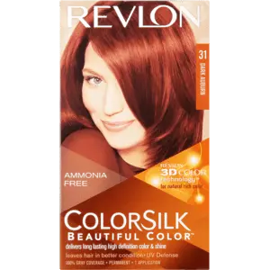 Revlon Colorsilk Dark Auburn 31 Hair Dye – Warm, Dimensional Permanent Color 1