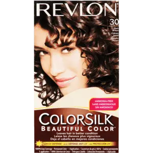 Revlon Colorsilk Dark Brown 30 Hair Color Kit – Vibrant, Fade-Resistant Shade 1