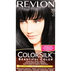 Revlon Colorsilk Jet Black 10 Hair Dye – Intense, High-Gloss Finish 1