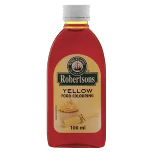 Robertsons Liquid Yellow Food Colouring – 100Ml Bottle 1