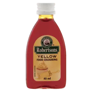 Robertsons Yellow Food Dye – 40Ml Bottle 1