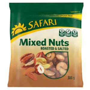 Safari Roasted Salted Mixed Nuts – 300 G Gourmet Blend 1