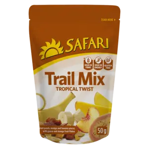 Safari Tropical Twist Trail Mix – 50 G Single-Serve Pack 1