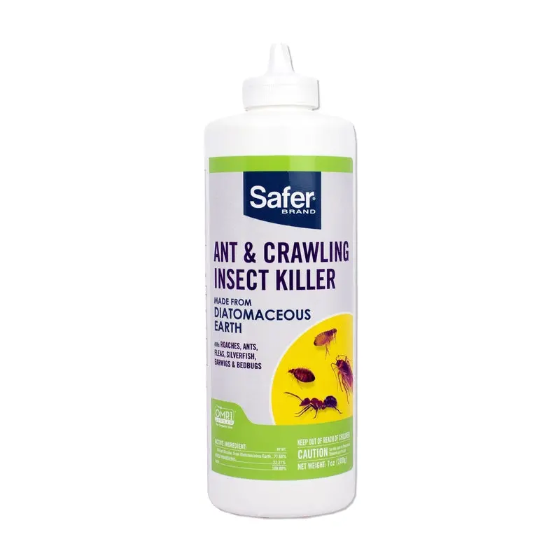 Safer Brand Diatomaceous Earth Ant & Crawling Insect Killer (7 Oz, Model 5168) 1