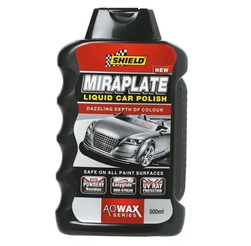 Shield Miraplate Liquid Car Polish – 500 Ml Gloss-Enhancing Formula 1