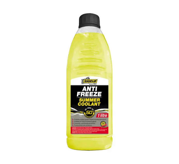 Shield Summer Coolant Premix – 1L Ready-To-Use Antifreeze 1