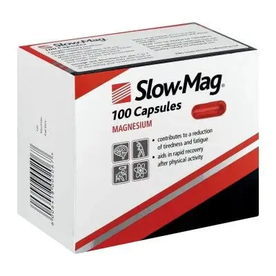 Slow-Mag Magnesium Supplement – 100 Slow-Release Capsules 1