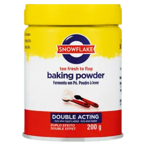 Snowflake Baking Powder Original – 200G Can 1