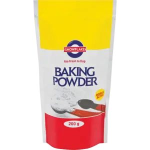 Snowflake Baking Powder Refill Pouch – 200G 1