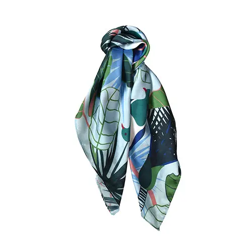 Square Scarf – Birdsong Inspired Design 1