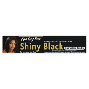 Sta-Sof-Fro Shiny Black Permanent Hair Color Cream – 25 Ml Rich, Long-Lasting Coverage 1