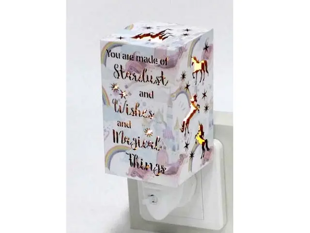 Starlight Plug-In Night Light – Magical Glow Design 1