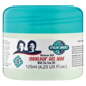 Stylin’ Dredz Molding Gel Wax With Tea Tree Oil – 125 Ml Firm-Hold Styling Wax 1