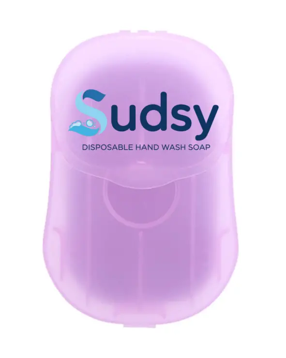 Sudsy Disposable Hand Soap Sheets – Individually Wrapped (15 Count) 1