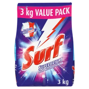 Surf Hand-Wash Detergent Powder – Gentle Formula, 3Kg Value Pack 1
