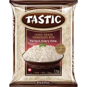 Tastic Long Grain Parboiled Rice – 2Kg Bulk Pack 1