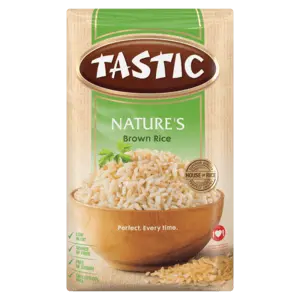 Tastic Natural Brown Rice – 2Kg Bag 1
