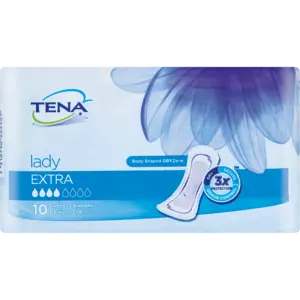 Tena Lady Extra Absorbency Pads – 10-Count Daytime Protection 1