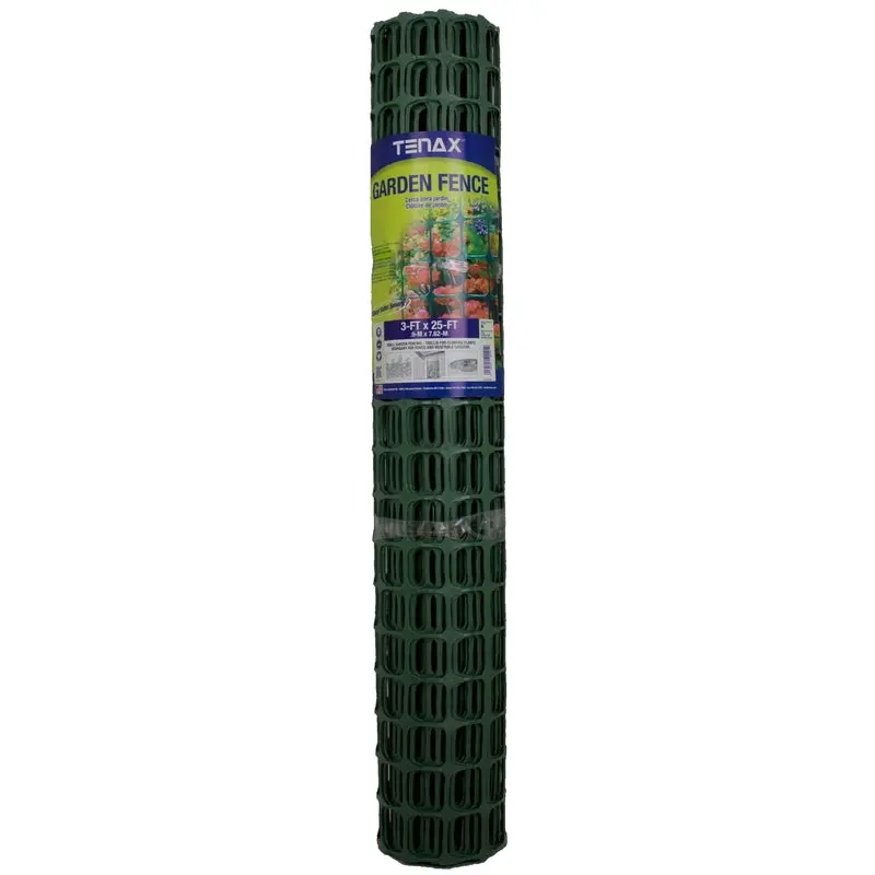 Tenax 3 Ft × 25 Ft Decorative Garden Fence – Vinyl-Coated Steel Mesh (Model 2A140091) 1