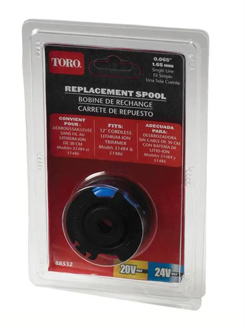 Toro .065" Replacement Trimmer Line Spool – Compatible With Select String Trimmers (Model 88532) 1