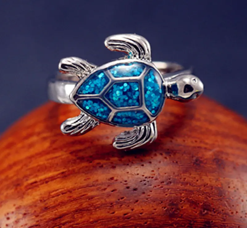 Turtle-Themed Kids’ Ring – Adorable Miniature Jewelry For Little Girls 1