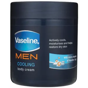 Vaseline Men Cooling Body Cream – 400Ml Refreshing, Soothing Hydration 1