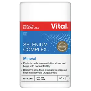 Vital Selenium Complex – Essential Mineral Tablets (90 Count) 1