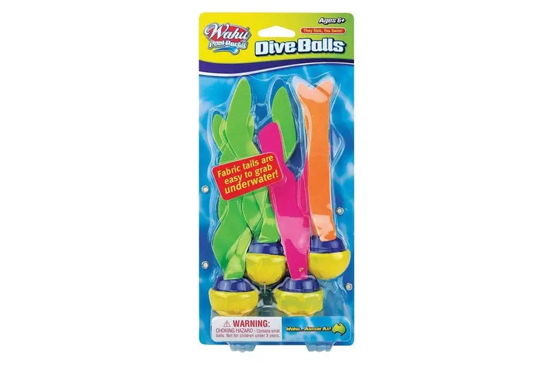 Wahu Dive Balls – Waterproof Floating Toy Set For Pool & Beach Play 1
