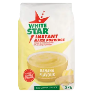 White Star Banana Instant Maize Porridge – 2Kg 1