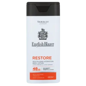 Yardley English Blazer Restore Body Lotion For Revitalised Skin – 400Ml 1
