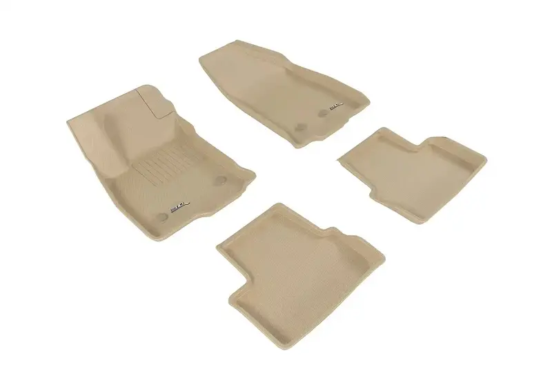 3D Maxpider L1Ch07901502 Kagu All-Weather Floor Mat Set – Tan, 4-Piece 1