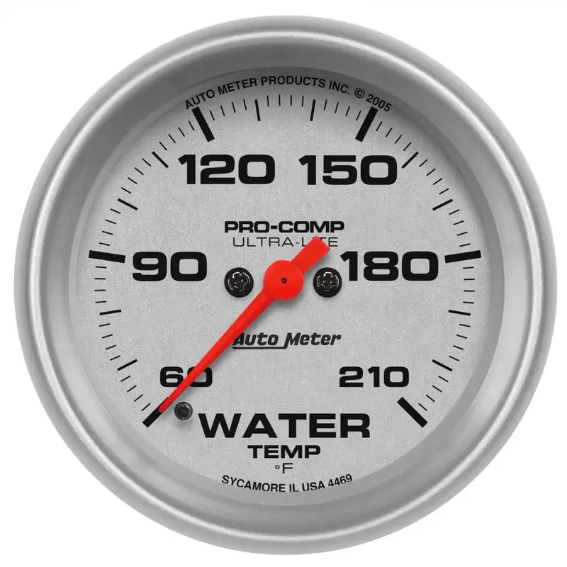 Autometer 4469 Mechanical Gauge – Traditional Incandescent Perimeter Illumination 1
