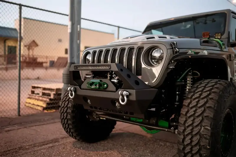 Dv8 Offroad Black Led Headlights For 2018–2022 Jeep Jl & 2020–2022 Jt 1